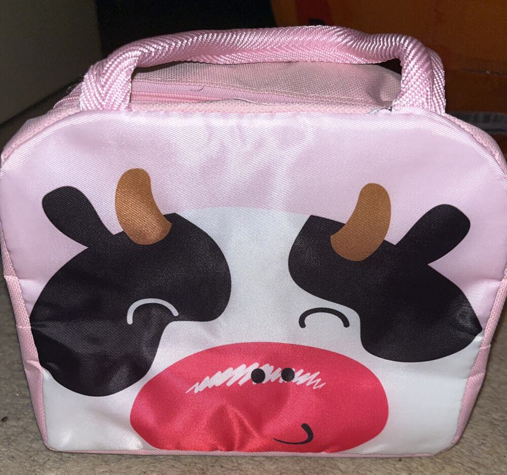 Cartoon Cute Animal Insulation Lunch Box Bag - New - Cow